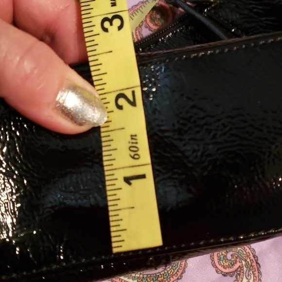 Stone Mountain Patent Leather Black Bag Like New! - Picture 13 of 16